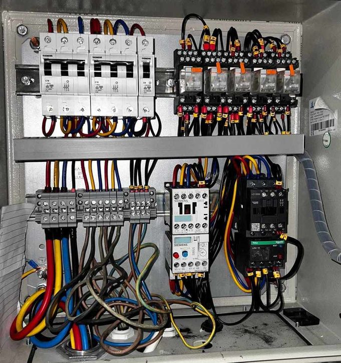Professional electrical services including motor electrical work and installations in UAE